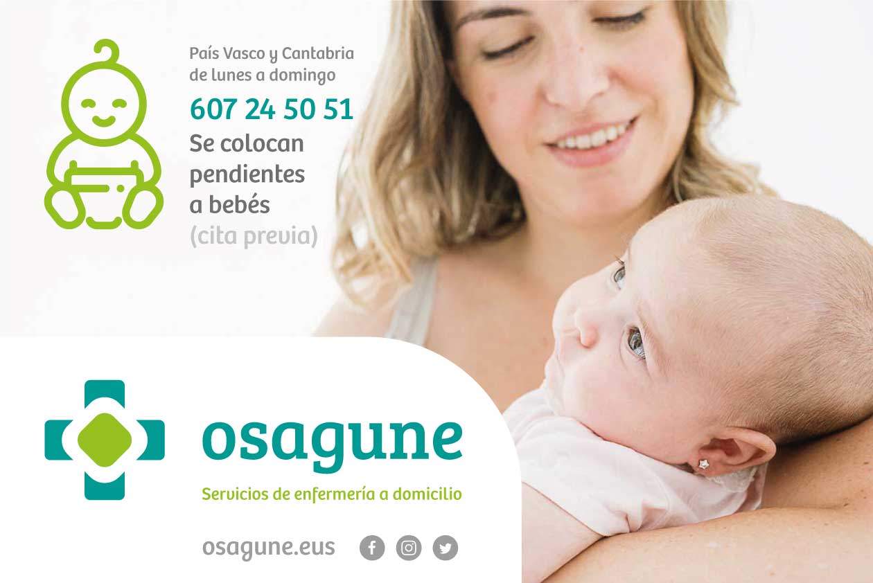 osagune, pendientes a bebés a domicilio -